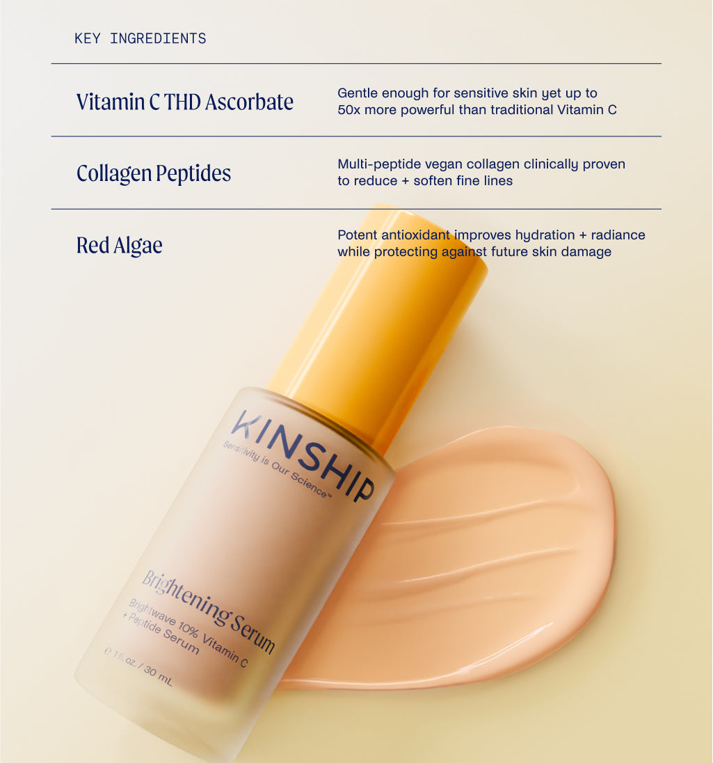 【よっ】BrightWin Brightwave - 10% Vitamin C + Peptide Brightening Serum | Kinship